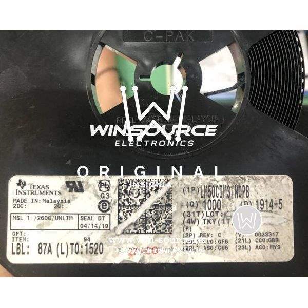 LM50CIM3/NOPB label picture