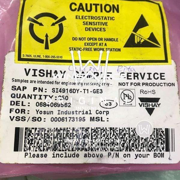 SI4916DY-T1-E3 label picture