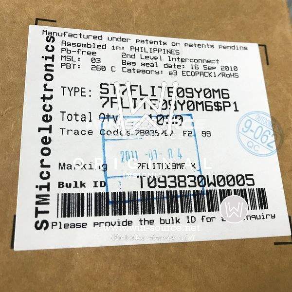 ST7FLITE09Y0M6 label picture