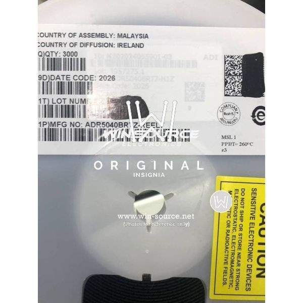 ADR5040BRTZ-REEL7 label picture