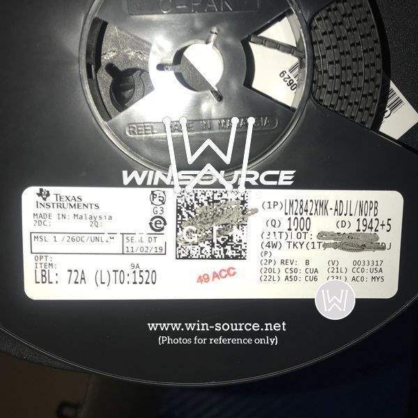 LM2842XMK-ADJ/NOPB label picture