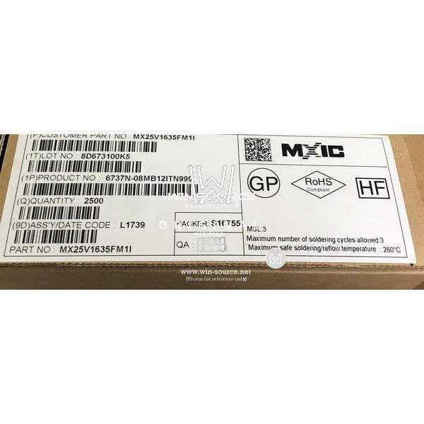  MX25V1635FM1I label picture