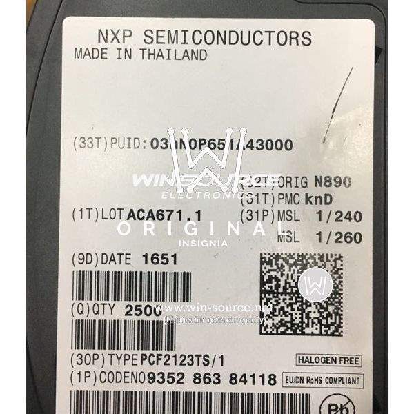 PCF2123TS/1,118  label picture