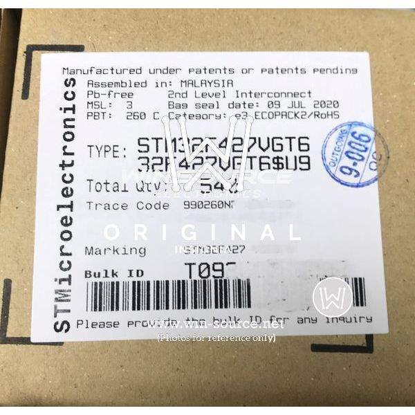 STM32F427VGT6 label picture