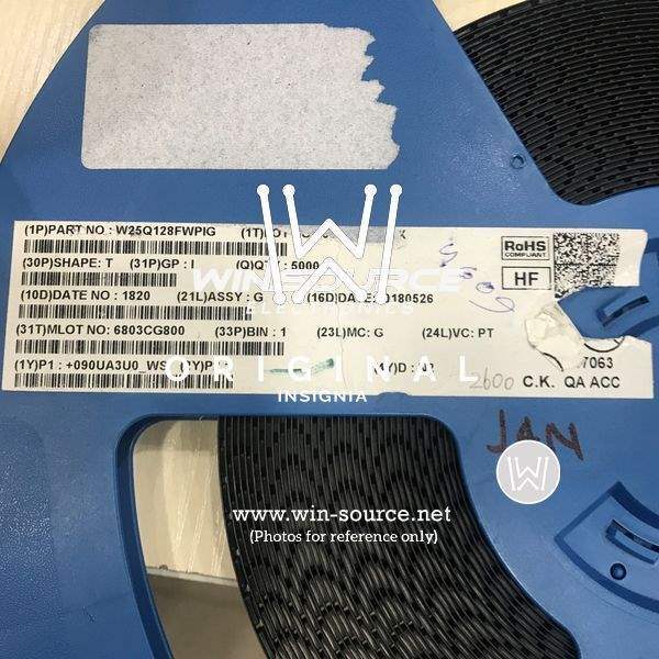 W25Q128FWPIG  label picture