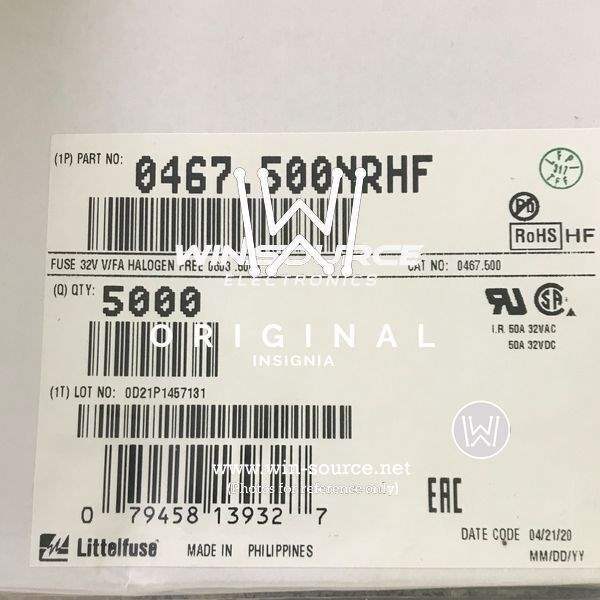 0467.500NRHF label picture