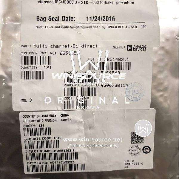 AD2410WCCSZ  label picture