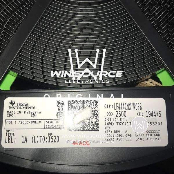 LF444CMX/NOPB  label picture
