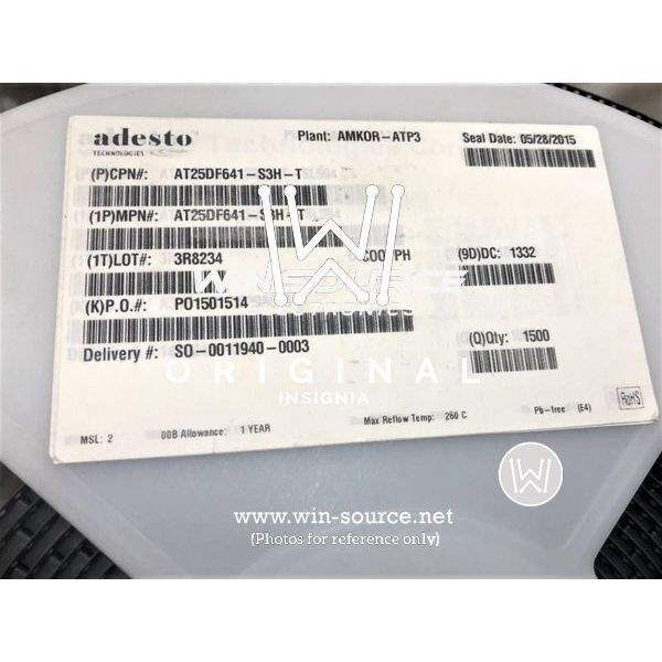 AT25DF641-S3H-T label picture