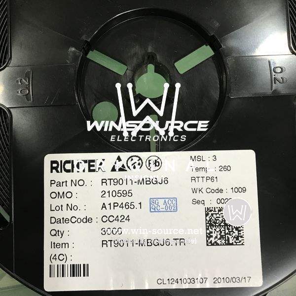 RT9011-MBGJ6  label picture