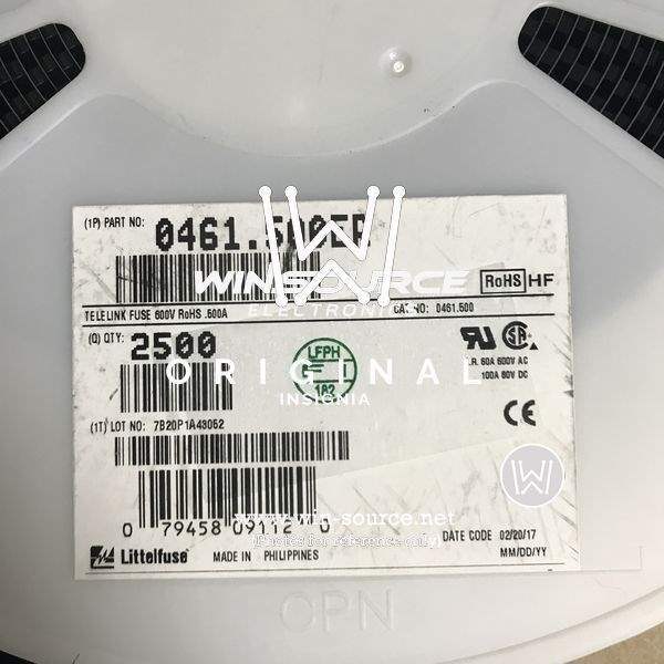 0461.500ER label picture