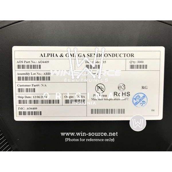 AO4409 label picture