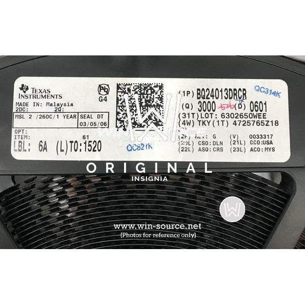 BQ24013DRCR  label picture