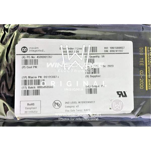 DS12C887+   label picture