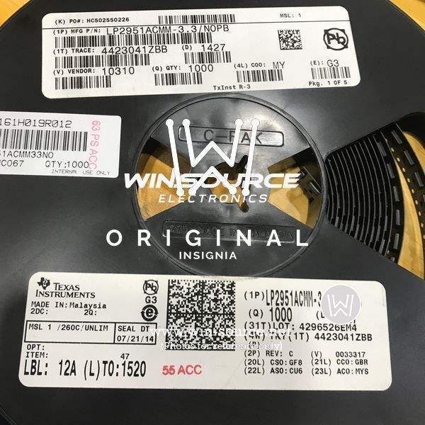 LP2951ACMM-3.3/NOPB label picture