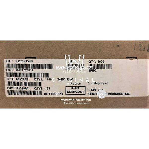 MJE172STU  label picture