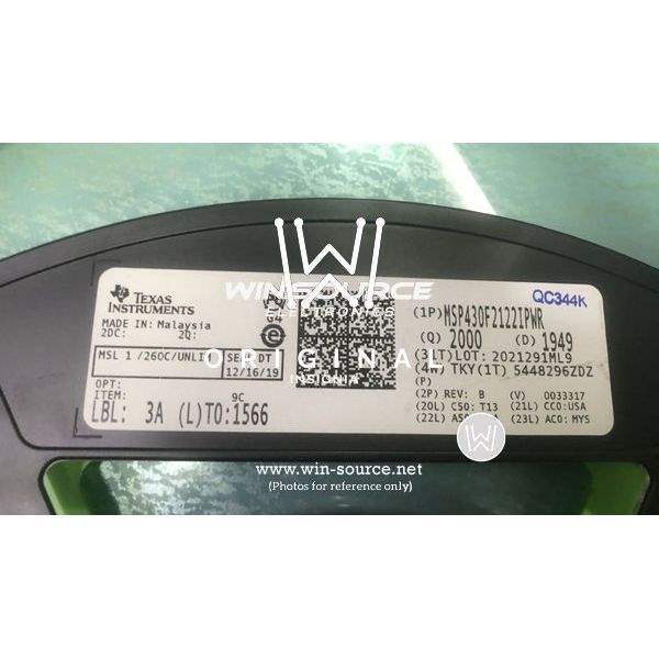 MSP430F2122IPWR label picture