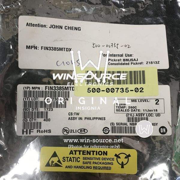 FIN3385MTDX label picture
