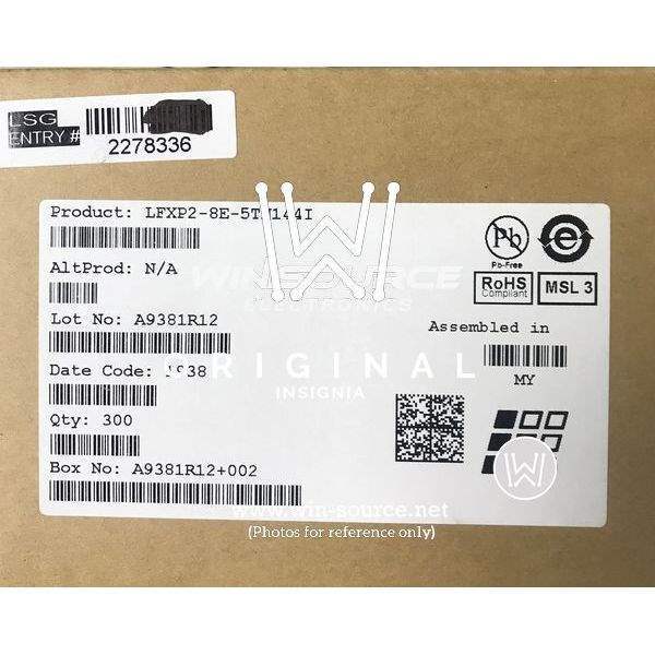 LFXP2-8E-5TN144I label picture