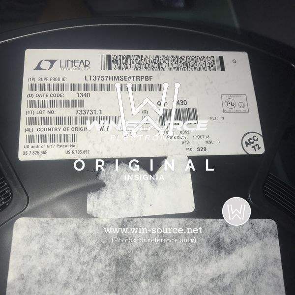 LT3757HMSE#TRPBF label picture