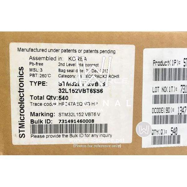 STM32L152VBT6 label picture 2