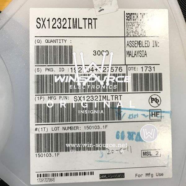 SX1232IMLTRT label picture