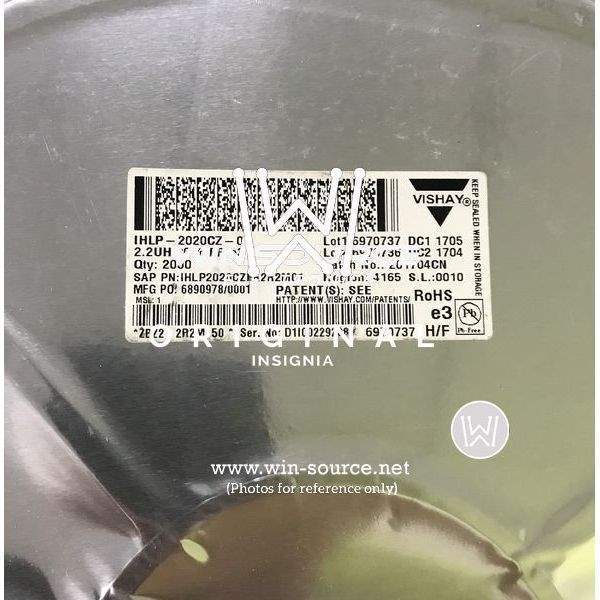IHLP2020CZER2R2M01 label picture