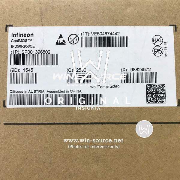 IPD50R950CEAUMA1 label picture