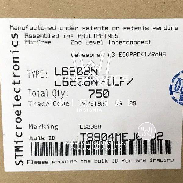 L6208N label picture