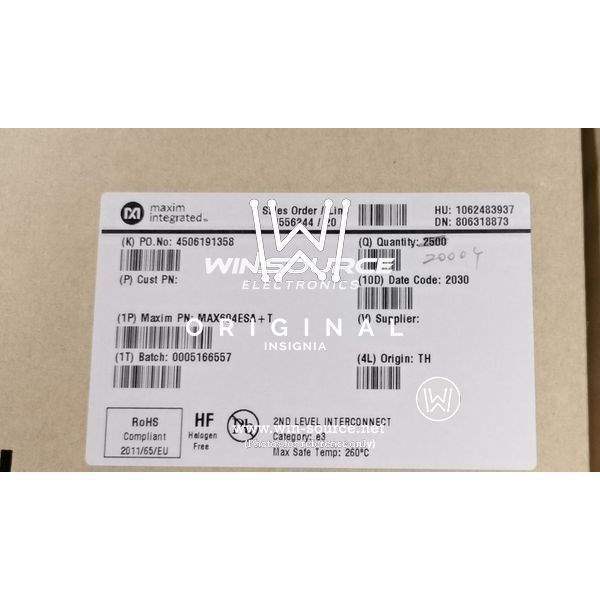 MAX604ESA+T label picture
