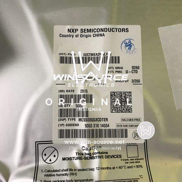 MC9S08QG8CDTER label picture 2