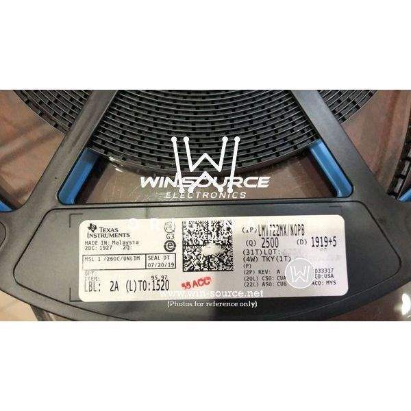 LMV722MX/NOPB label picture