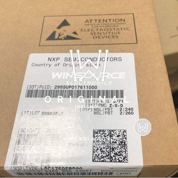 LPC1759FBD80 label picture
