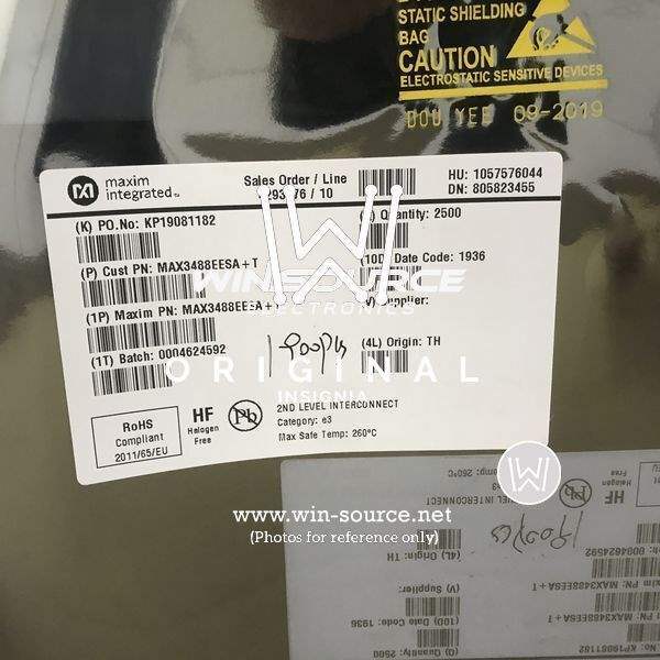 MAX3488EESA+T label picture 2