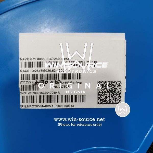 NPCT650AA0WX label picture