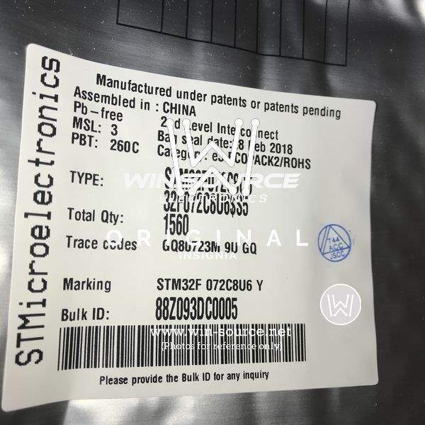 STM32F072C8U6 label picture 2