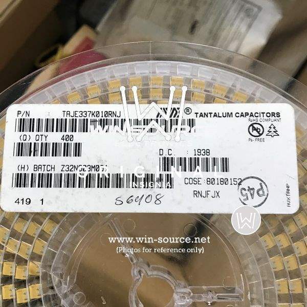 TAJE337K010RNJ label picture