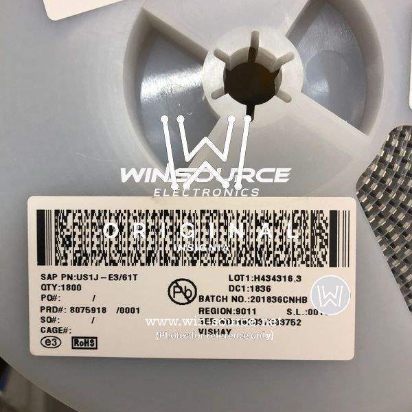 US1J-E3/61T label picture