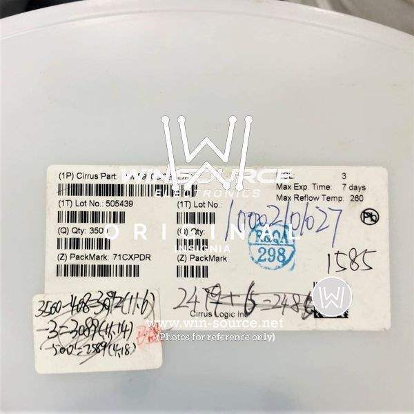 WM8960CGEFL/RV label picture