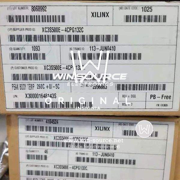 XC3S500E-4CPG132C label picture