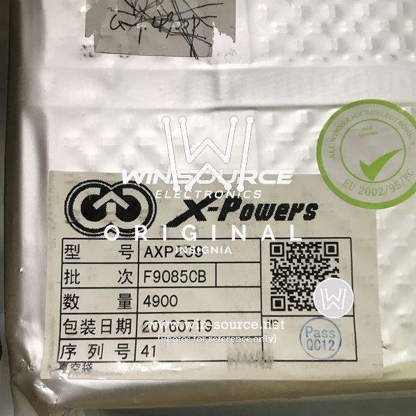 AXP209 label picture