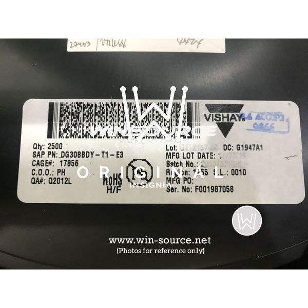 DG308BDY-T1-E3 label picture