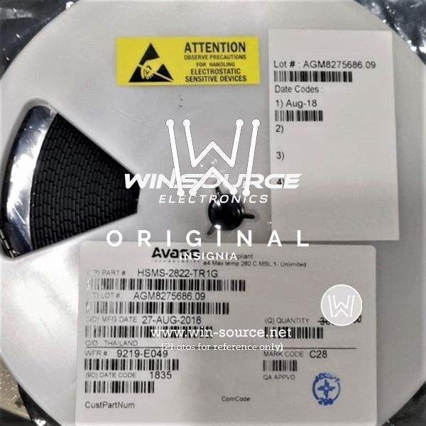 HSMS-2822-TR1G label picture