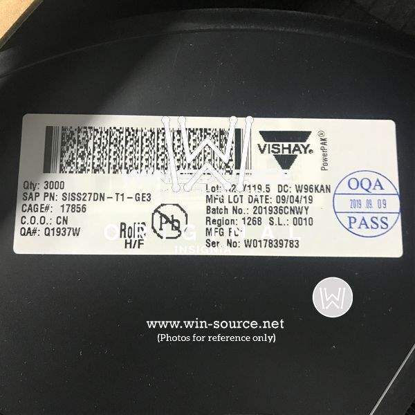 SISS27DN-T1-GE3 label picture