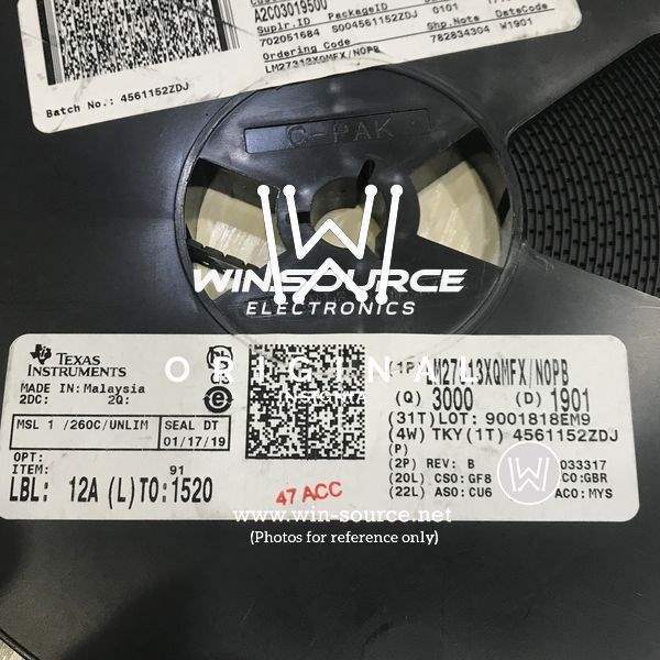 LM27313XQMFX/NOPB label picture
