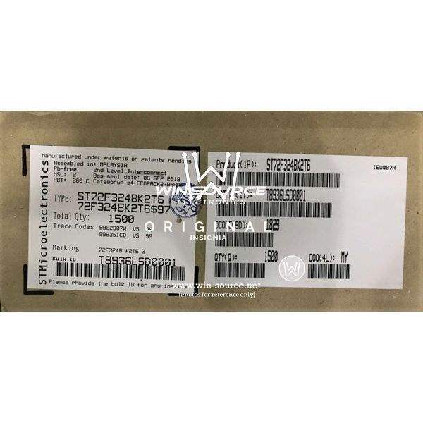ST72F324BK2T6 label picture
