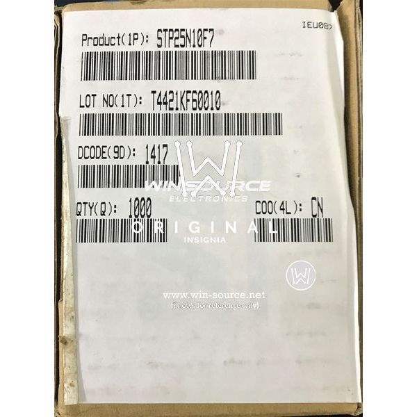 STP25N10F7 label picture 2
