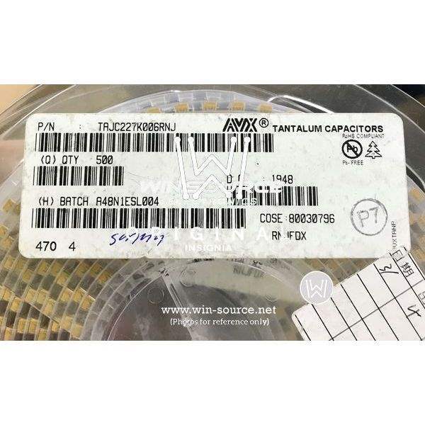TAJC227K006RNJ label picture