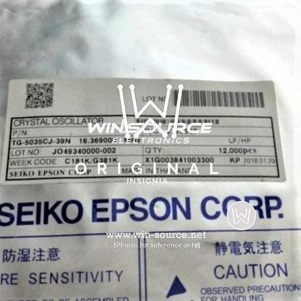 TG-5035CJ-39N 16.369MHZ label picture