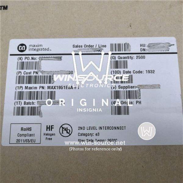 MAX1951ESA+T label picture